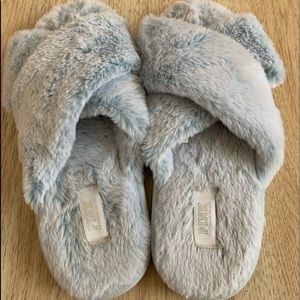 Pink by Victoria’s Secret Blue Slippers